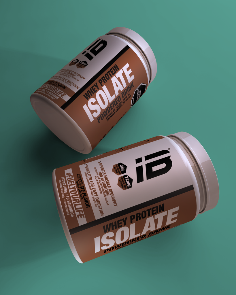 WHEY PROTEIN ISOLATE IBSPORTS  x 600 G SABOR CHOCOLATE