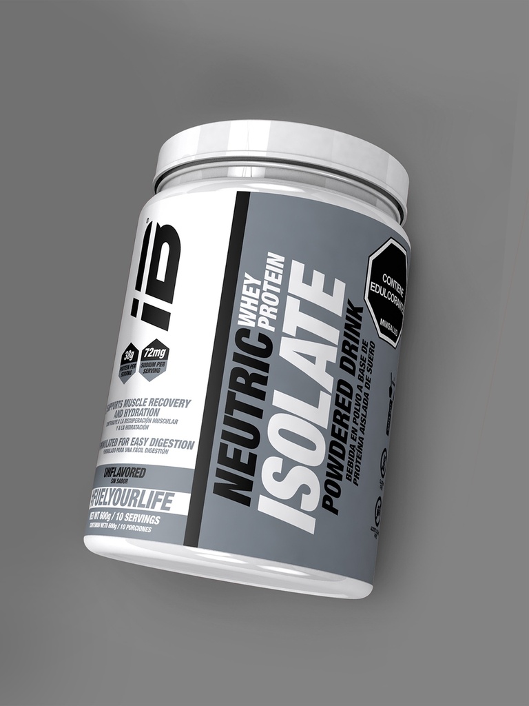 NEUTRIC WHEY PROTEIN ISOLATE IBSPORTS SABOR NATURAL POTE 600 G