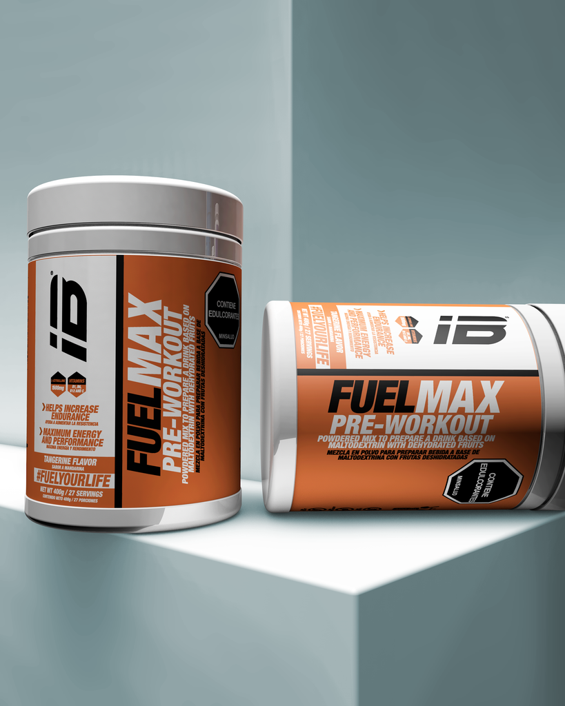 FUELMAX IBSPORTS PRE-WORKOUT  X 400 G SABOR MANDARINA